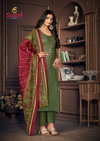 Simran Vol 1 By Saanvi Embroidery Cotton Dress Material Wholesale Market In Surat
